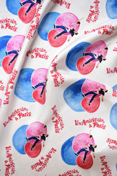 Foulard en soie Un Américain à Paris