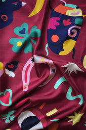 Pañuelo de seda Soi x Leona Rose