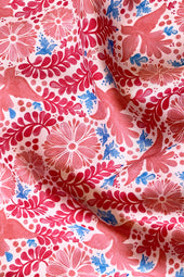 Tissu Oiseau de Nuit Rose 1,5m