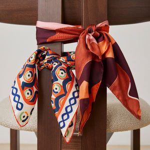 Foulard Carré Femme Soie Effet Satin – Polyester Doux Pour Looks Variés