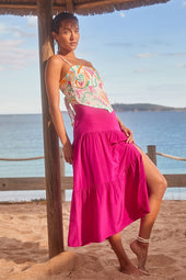 Skirt Pétillante in Granita silk