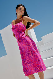 Robe Fatale en soie Polpo