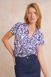 Chemisette Fusion Bleu