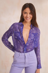 Blusa Carte aux Trésors