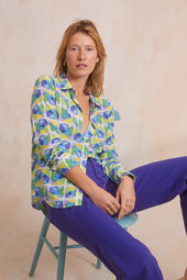Blusa de seda Positano