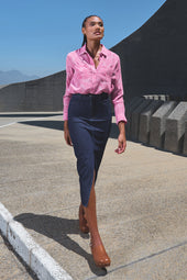 Blusa de seda Rivière Bubble