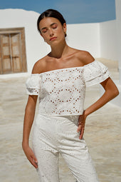 Blouse Agapi Blanc