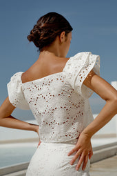 Blouse Agapi Blanc
