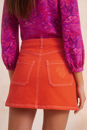 Jupe Circé Orange Passion