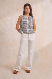 Pantalon Idéaliste Blanc Innocent