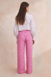Pantalón Olympe de seda Rivière Bubble
