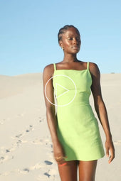 Robe Cassiopée Vert Avocat