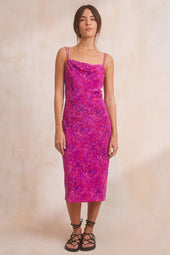 Robe Fatale en soie Polpo