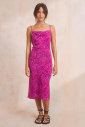 Robe Fatale en soie Polpo