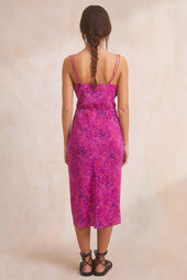Robe Fatale en soie Polpo