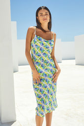 Robe Fatale en soie Positano