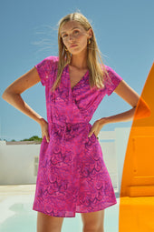 Robe Malicieuse en soie Polpo