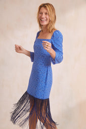 Sérénade dress in silk La Mer