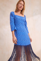 Sérénade dress in silk La Mer