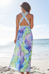 Robe Sirocco Hibiscus Azur