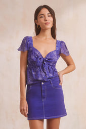 Blouse Romance Carte aux Trésors