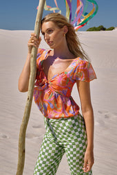 Blouse Romance Jardin Secret