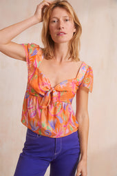 Blouse Romance Jardin Secret