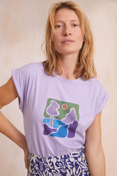 Camiseta Landscape Lavender