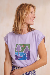 Camiseta Landscape Lavender