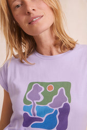 Camiseta Landscape Lavender