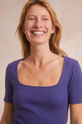 T-shirt Paresseuse Bleu Liberté