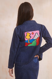 Veste Landscape Denim Brut