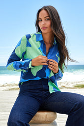 L'Envol Moorea silk blouse