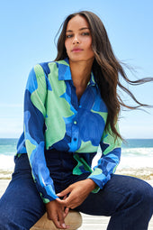 L'Envol Moorea silk blouse