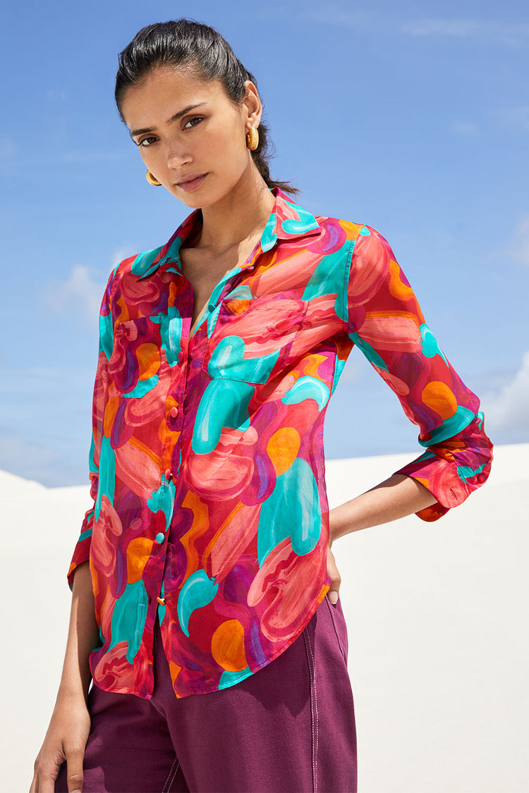 Eolie chemisier Dress