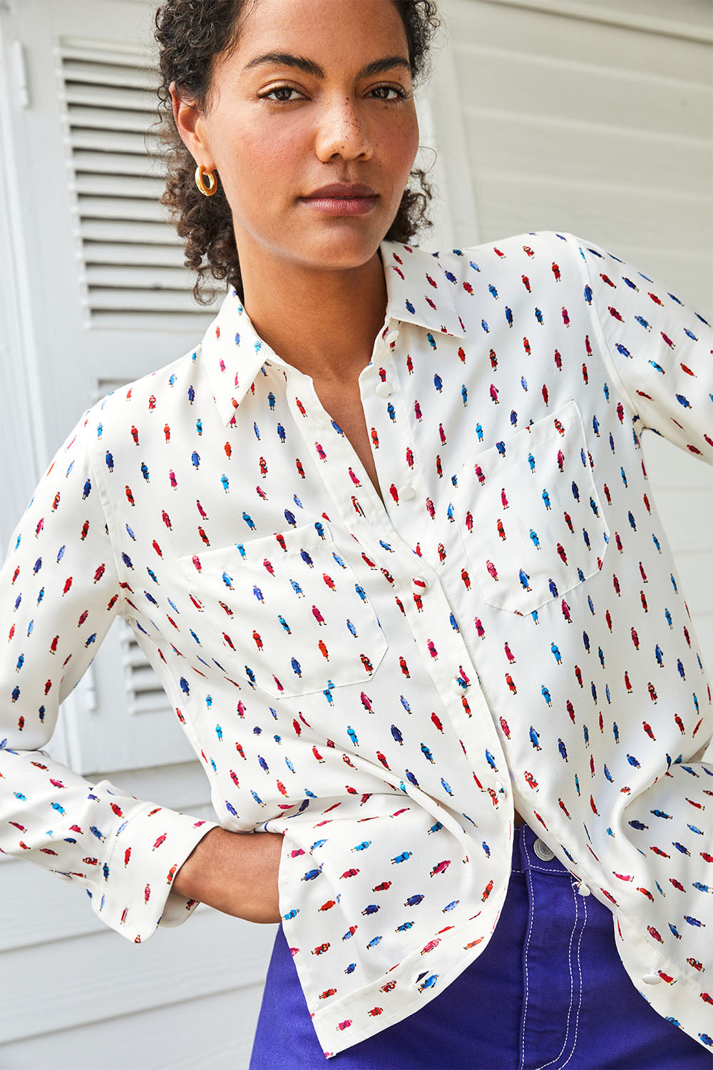 Blouse Chic Parisien Blusas Blusa Maeva Miss June Paris