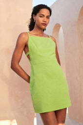 Robe Cassiopée Vert Avocat