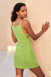Robe Cassiopée Vert Avocat
