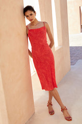 Vestido Fatale de seda Rivière Grenadine