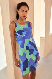 Nectar dress in silk L'Envol Moorea