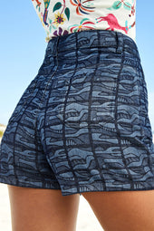 Short Lagoon Denim Délavé