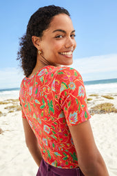 Paresseuse T-shirt in Java cotton