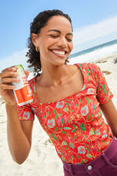 T-shirt Paresseuse en coton Java