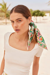 Copacabana silk scarf