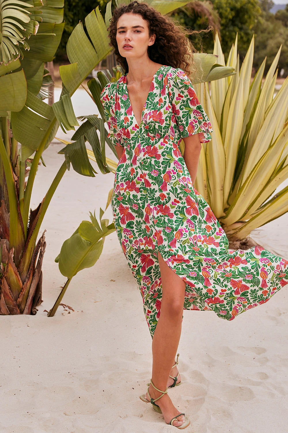 Robe Muse imprimé Copacabana - Femme – SOI PARIS