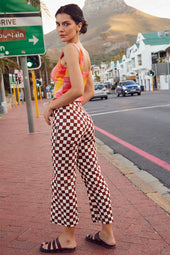 Pantalon L'Eternel Echec et Mat Chocolat