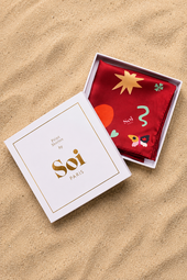 Soi x Leona Rose silk scarf