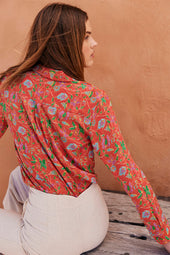 Chemisier en soie Java