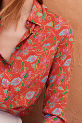 Chemisier en soie Java