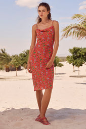 Robe Fatale en soie Java